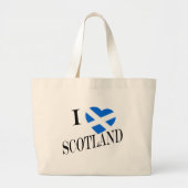 I Heartflag Scotland bk jtt Jumbo Stoffbeutel (Vorne)