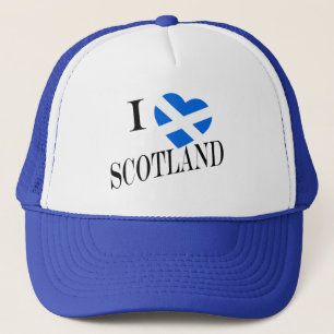 I Heartflag Scotland black thcc Trucker Hat Truckerkappe