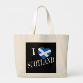 I Heartflag Scotland wt jtcn Jumbo Stoffbeutel (Rückseite)