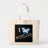 I Heartflag Scotland wt jtcn Jumbo Stoffbeutel (Vorne)