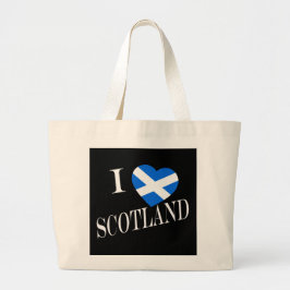 I Heartflag Scotland wt jtcn Jumbo Stoffbeutel