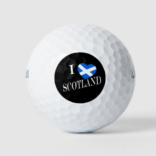 I Heartflag Scotland WuBcnt Golfball (Vorderseite)