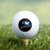 I Heartflag Scotland WuBcnt Golfball (Insitu T-Shirt)