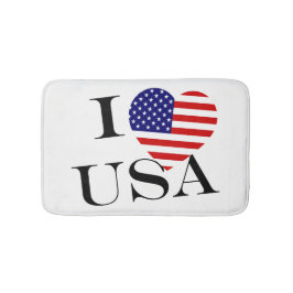 I Heartflag USA bk bmcnt Badematte