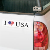 I Heartflag USA bk bscnt Autoaufkleber (Auf Lkw)