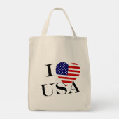 I Heartflag USA bk gtcnt Tragetasche (Rückseite)