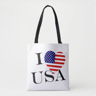 I Heartflag USA bk stcn Tasche
