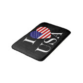 I Heartflag USA wt bmcent Badematte (Schrägansicht)