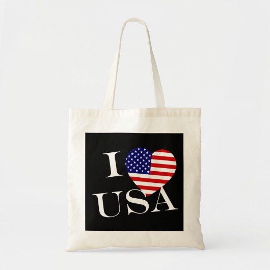 I Heartflag USA wt btcent Tragetasche (Vorne)
