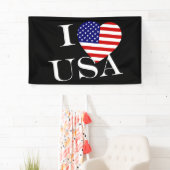 I Heartflag USA wt (h) bncnt Banner (Insitu)