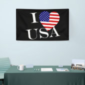 I Heartflag USA wt (h) bncnt Banner (Messeveranstaltung)