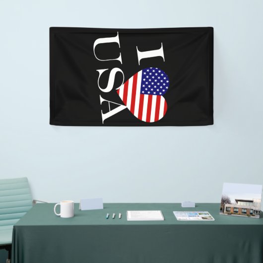I Heartflag USA wt v bncnt Banner (Messeveranstaltung)