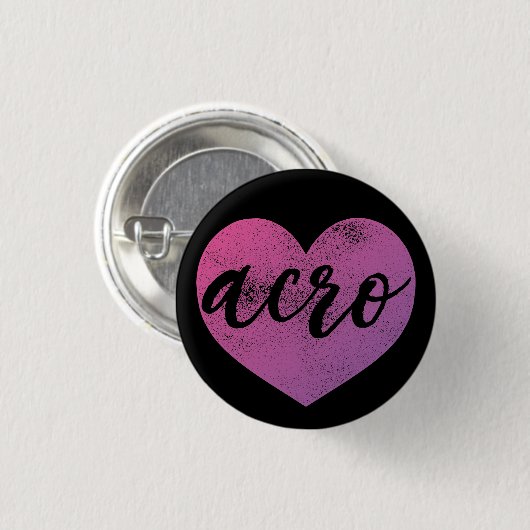 I Heft Acro Button (Vorne & Hinten)