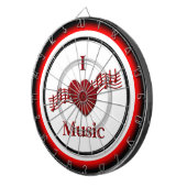 I Heft Music Regulation Dart Board Dartscheibe (Vorderseite rechts)