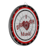 I Heft Music Regulation Dart Board Dartscheibe (Vorderseite Links)