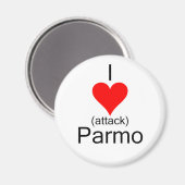 I Heftangriff Parmo Magnet (Vorderseite/Rückseite)