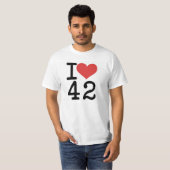I Herz 42 T - Shirt (Vorne ganz)