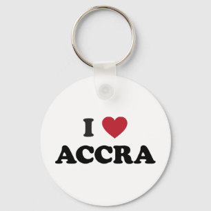 I Herz Accra Ghana Schlüsselanhänger