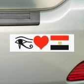 I Herz Ägypten Autoaufkleber (Auf Auto)