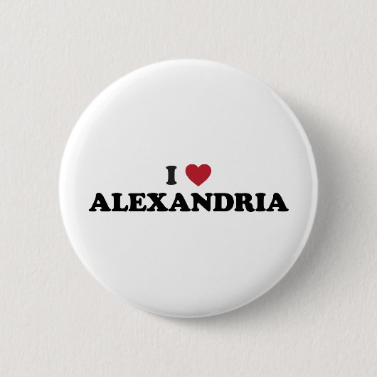 I Herz Alexandria Ägypten Button (Vorderseite)