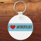 I Herz Anthropologie Schlüsselanhänger (Vorderseite)