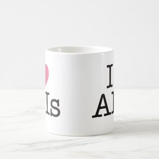 I Herz-API-Tasse Kaffeetasse (Mittel)