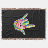 I Herz ASL Decke (Vorderseite)