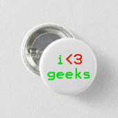 I Herz-Aussenseiter-Knopf Button (Vorne & Hinten)