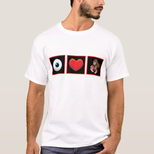 I HERZ-BABY SQUATCH T-Shirt (Vorderseite)