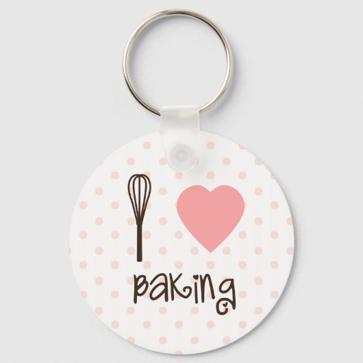 I Herz Backflüster Schlüsselkette Schlüsselanhänger (Vorderseite)