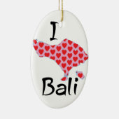 I Herz Bali Keramikornament (Rechts)