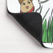I Herz-bäuerische Eier Mousepad (Ecke)
