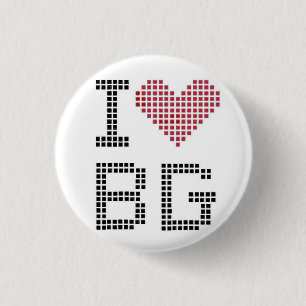 I Herz BG Button