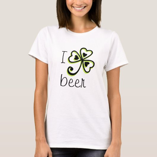 I Herz-Bier T-Shirt (Vorderseite)