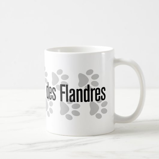 I (Herz) Bouviers DES Flandres Kaffeetasse (Rechts)