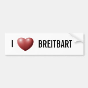 I Herz Breitbart Autoaufkleber