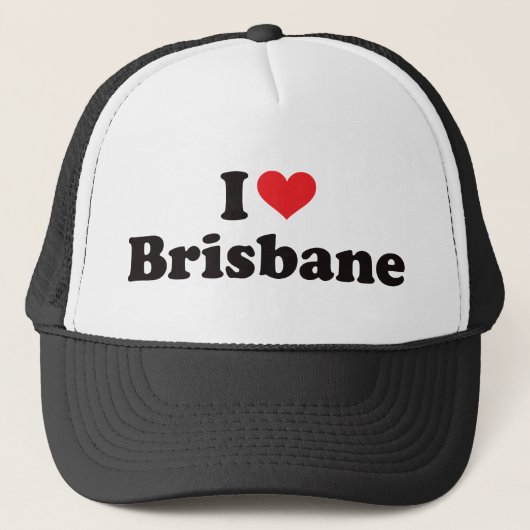 I Herz Brisbane Truckerkappe (Vorderseite)