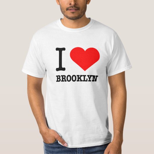 I Herz-Brooklyn-T - Shirt (Vorderseite)