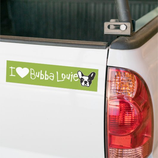 I (Herz) Bubba Louie Autoaufkleber (Auf Lkw)