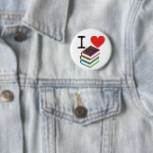 I [Herz] [Bücher], Buchliebhabers Button (Beispiel)