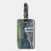 I Herz Budapest Gepäckanhänger (Rückseite vertikal)