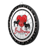 I Herz Bulldogs Regulation Dart Board Dartscheibe (Vorderseite rechts)