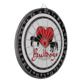 I Herz Bulldogs Regulation Dart Board Dartscheibe (Vorderseite Links)
