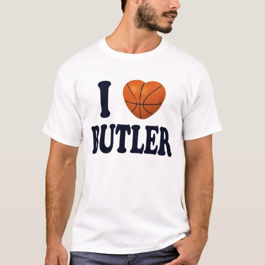 I Herz-Butler T-Shirt (Vorderseite)
