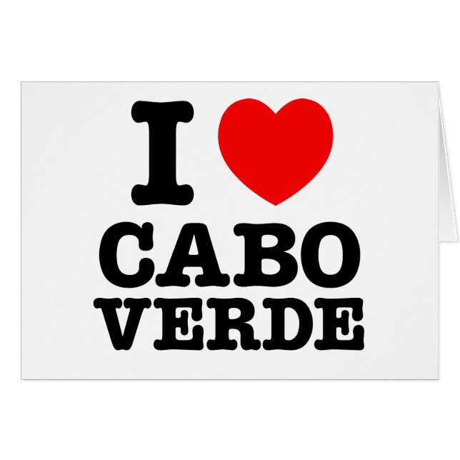 I Herz Cabo Verde (Vorderseite (Horizontal))