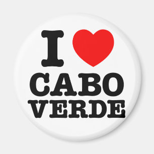 I Herz Cabo Verde Magnet