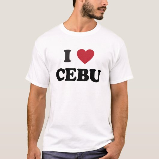 I Herz Cebu Philippinen T-Shirt (Vorderseite)