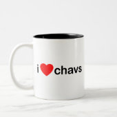 I Herz Chavs Zweifarbige Tasse (Links)