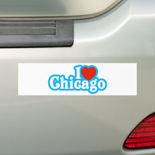 I Herz Chicago Autoaufkleber (Auf Auto)