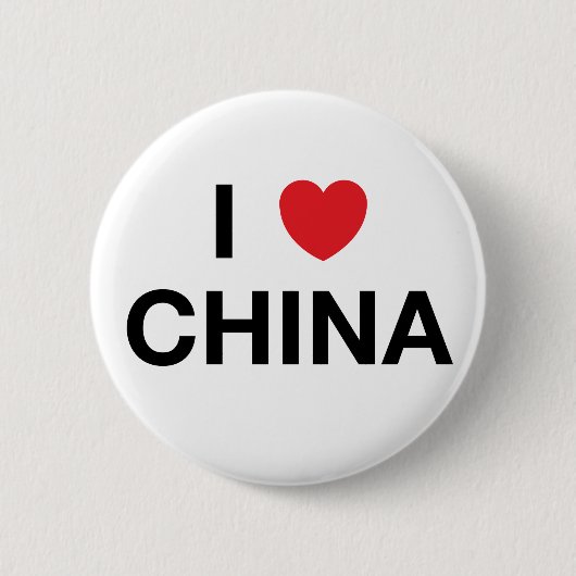 I HERZ-CHINA Abzeichen-Button Button (Vorderseite)